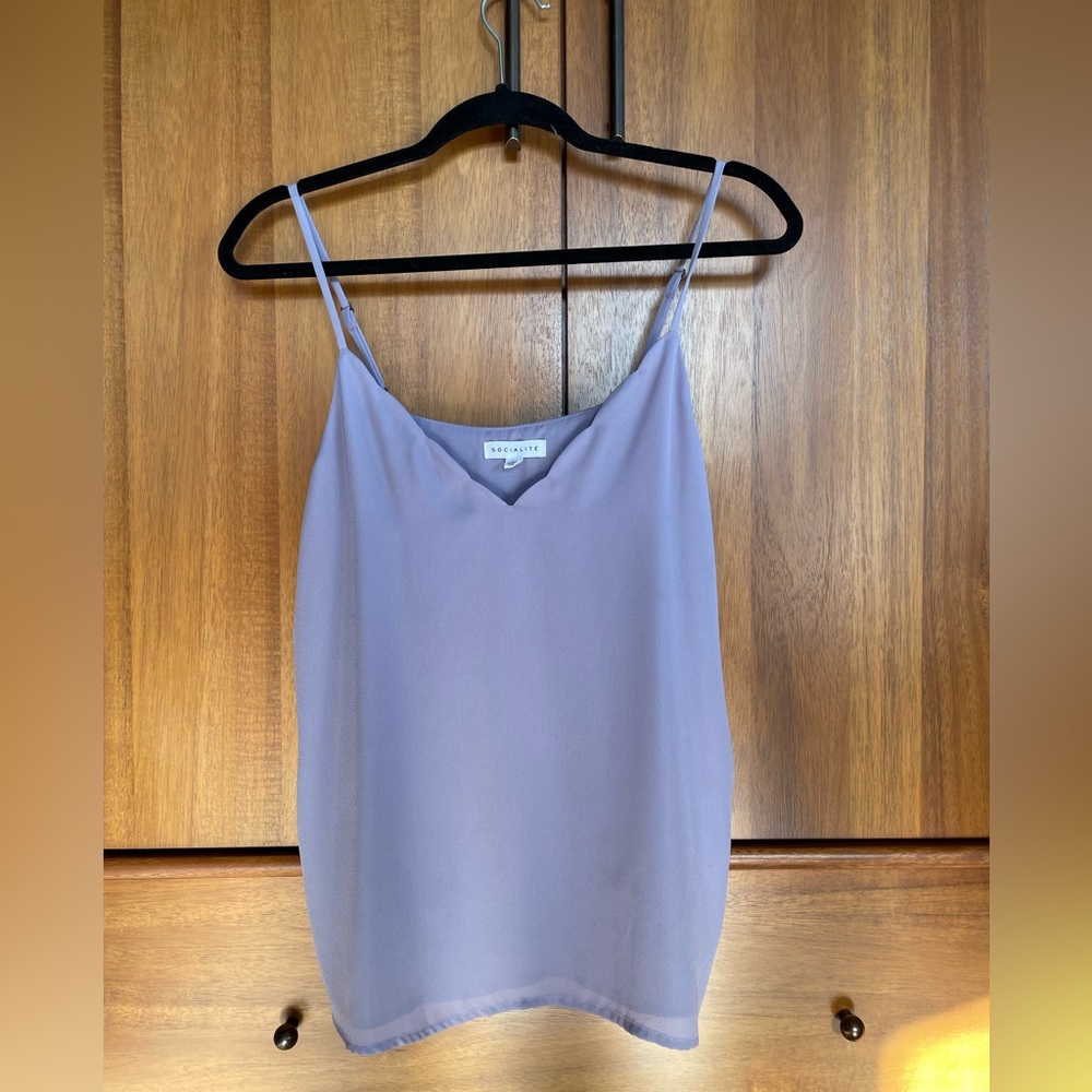 Socialite Soft Purple Camisole Top